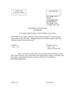MIL MIL-HDBK-1024/1 Notice 1 – Cancellation MIL MIL-HDBK-1024/1 Notice 1 - Cancellation