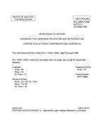 MIL MIL-HDBK-1250A Notice 1 – Inactivation MIL MIL-HDBK-1250A Notice 1 - Inactivation
