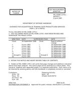MIL MIL-HDBK-1379/1 Change Notice 1