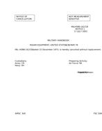 MIL MIL-HDBK-162/1B Notice 1 - Cancellation