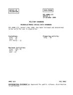 MIL MIL-HDBK-175 Notice 1 - Validation 1