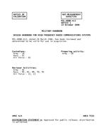 MIL MIL-HDBK-413 Notice 1 - Validation 1