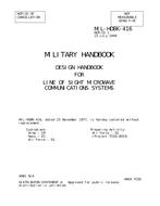 MIL MIL-HDBK-416 Notice 1 - Cancellation