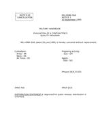 MIL MIL-HDBK-50A Notice 1 - Cancellation