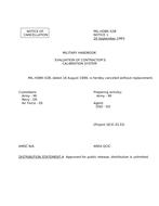 MIL MIL-HDBK-52B Notice 1 – Cancellation MIL MIL-HDBK-52B Notice 1 - Cancellation