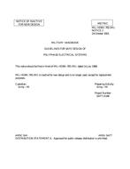 MIL MIL-HDBK-765 Notice 2 – Inactivation MIL MIL-HDBK-765 Notice 2 - Inactivation