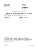 MIL MIL-HDBK-765 Notice 3 – Validation MIL MIL-HDBK-765 Notice 3 - Validation