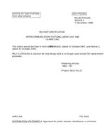 MIL MIL-I-22767A Notice 2 – Inactivation MIL MIL-I-22767A Notice 2 - Inactivation