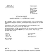 MIL MIL-I-23479B Notice 3 – Cancellation MIL MIL-I-23479B Notice 3 - Cancellation
