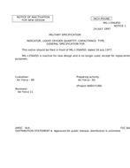 MIL MIL-I-25645D Notice 1 - Inactivation