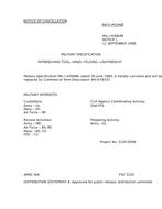 MIL MIL-I-43684B Notice 1 – Cancellation MIL MIL-I-43684B Notice 1 - Cancellation