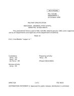 MIL MIL-I-5418B Amendment 1