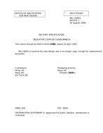 MIL MIL-I-8693 Notice 1 – Inactivation MIL MIL-I-8693 Notice 1 - Inactivation