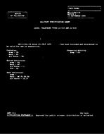 MIL MIL-J-641/1D Notice 1 – Validation MIL MIL-J-641/1D Notice 1 - Validation