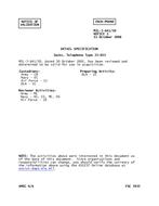 MIL MIL-J-641/5D Notice 3 – Validation MIL MIL-J-641/5D Notice 3 - Validation