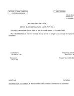 MIL MIL-K-8144B Notice 1 - Inactivation