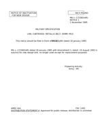 MIL MIL-L-11536D Notice 1 - Inactivation