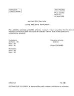 MIL MIL-L-23225C Notice 1 - Cancellation