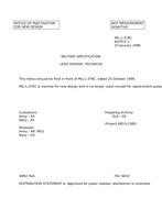 MIL MIL-L-376C Notice 2 - Inactivation