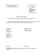 MIL MIL-L-3891B Notice 2 - Inactivation