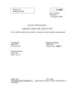 MIL MIL-L-5024A Notice 1 – Cancellation MIL MIL-L-5024A Notice 1 - Cancellation