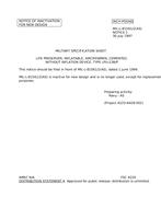 MIL MIL-L-81561/2 Notice 1 - Inactivation 1