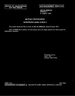 MIL MIL-M-18808 Notice 1 – Inactivation MIL MIL-M-18808 Notice 1 - Inactivation