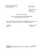 MIL MIL-M-28787/240A Notice 2 – Inactivation MIL MIL-M-28787/240A Notice 2 - Inactivation