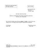 MIL MIL-M-28787/255 Notice 1 – Inactivation MIL MIL-M-28787/255 Notice 1 - Inactivation