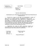 MIL MIL-M-3171C Notice 1 – Cancellation MIL MIL-M-3171C Notice 1 - Cancellation