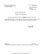 MIL MIL-M-45659C Notice 1 – Inactivation MIL MIL-M-45659C Notice 1 - Inactivation