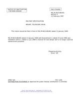 MIL MIL-M-46314B Notice 2 – Inactivation MIL MIL-M-46314B Notice 2 - Inactivation