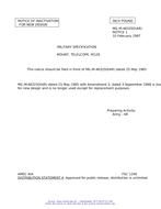 MIL MIL-M-46325D Notice 1 - Inactivation
