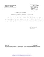 MIL MIL-M-48647 Notice 1 – Inactivation MIL MIL-M-48647 Notice 1 - Inactivation