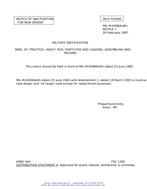 MIL MIL-M-63984 Notice 1 – Inactivation MIL MIL-M-63984 Notice 1 - Inactivation