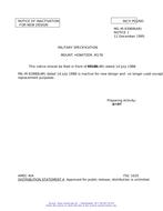 MIL MIL-M-63988 Notice 1 - Inactivation