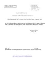 MIL MIL-M-71074A Notice 3 - Inactivation