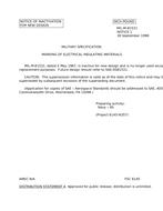 MIL MIL-M-81531 Notice 1 – Inactivation MIL MIL-M-81531 Notice 1 - Inactivation