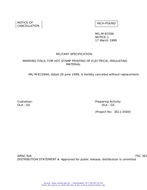 MIL MIL-M-81594A Notice 1 – Cancellation MIL MIL-M-81594A Notice 1 - Cancellation