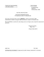 MIL MIL-R-22679 Notice 2 – Inactivation MIL MIL-R-22679 Notice 2 - Inactivation