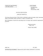 MIL MIL-R-23016 Notice 2 - Inactivation