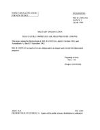 MIL MIL-R-23057 Notice 1 - Inactivation