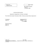 MIL MIL-R-23417/23A Notice 1 - Cancellation
