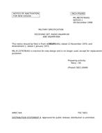 MIL MIL-R-23767B Notice 1 – Inactivation MIL MIL-R-23767B Notice 1 - Inactivation