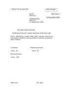 MIL MIL-R-44023A Notice 2 – Validation MIL MIL-R-44023A Notice 2 - Validation