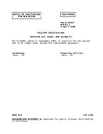 MIL MIL-R-85669 Notice 2 – Inactivation MIL MIL-R-85669 Notice 2 - Inactivation