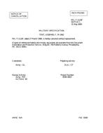 MIL MIL-T-1110F Notice 1 - Cancellation