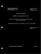 MIL MIL-T-11157B Notice 1 – Inactivation MIL MIL-T-11157B Notice 1 - Inactivation