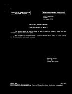 MIL MIL-T-22047 Notice 1 - Inactivation 1