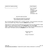 MIL MIL-T-23142B Notice 2 - Cancellation